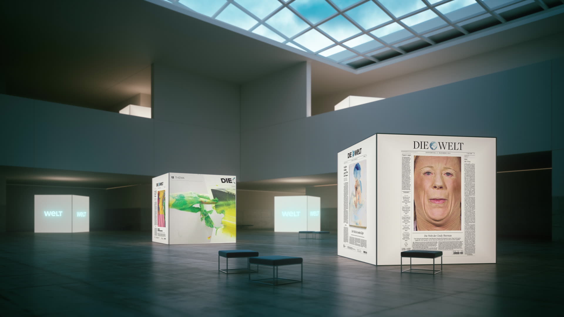 Creating a Trailer for the artist edition of DIE WELT