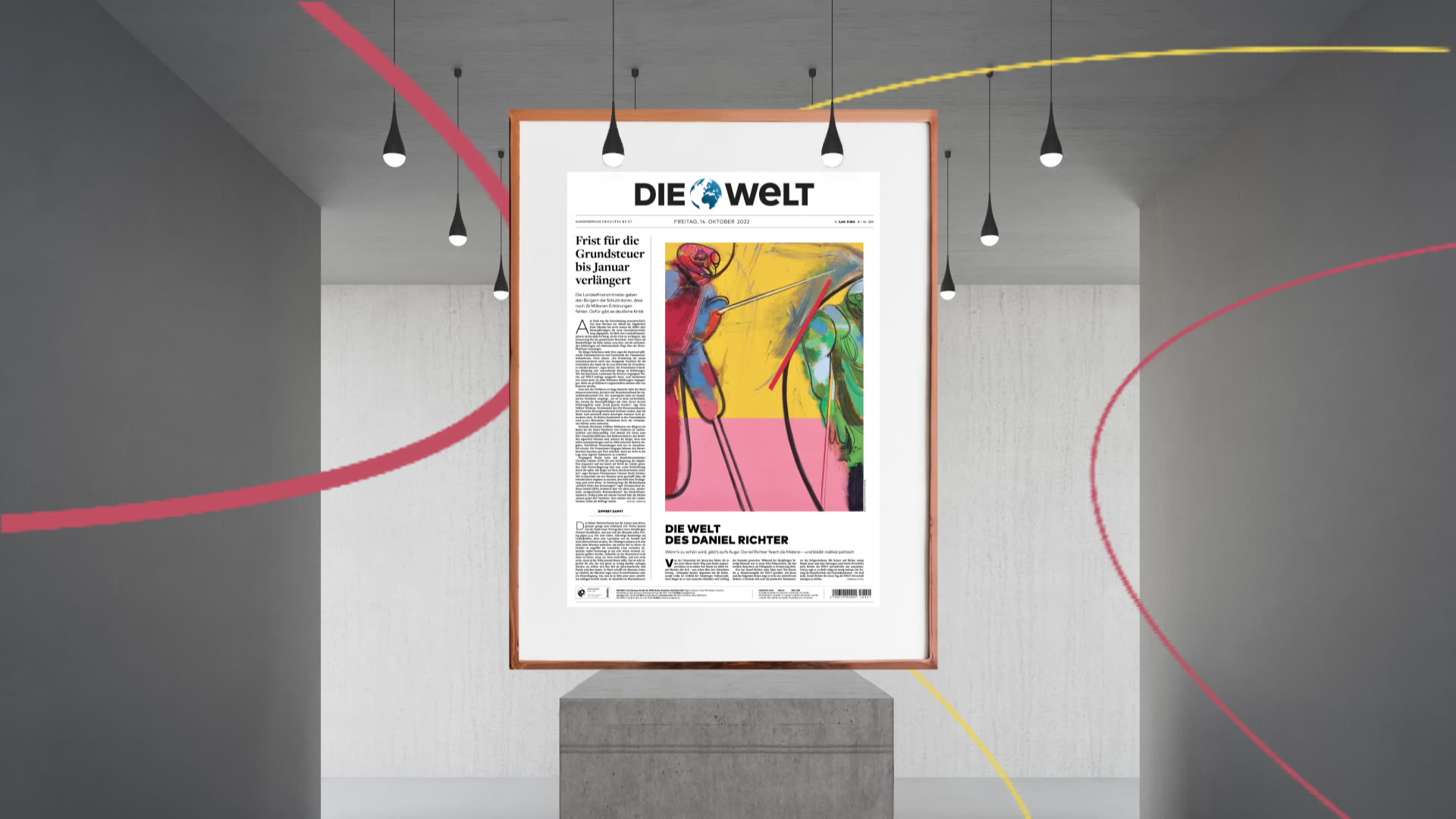 Creating a Trailer for the artist edition of DIE WELT